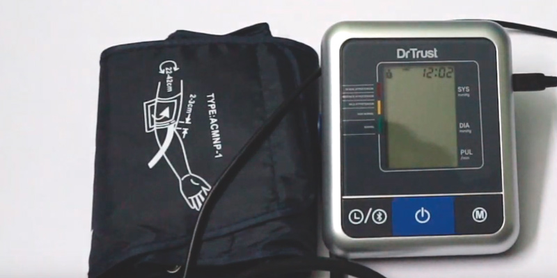 Dr Trust Blood Pressure Testing Monitor A-One Max Connect Automatic Talking Blood Pressure Testing Monitor in the use - Bestadvisor