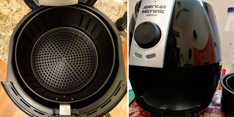 American Micronic AMI-AF1-35CLDx 3.5 Liters 1500 Watts Imported Air Fryer in the use - Bestadvisor