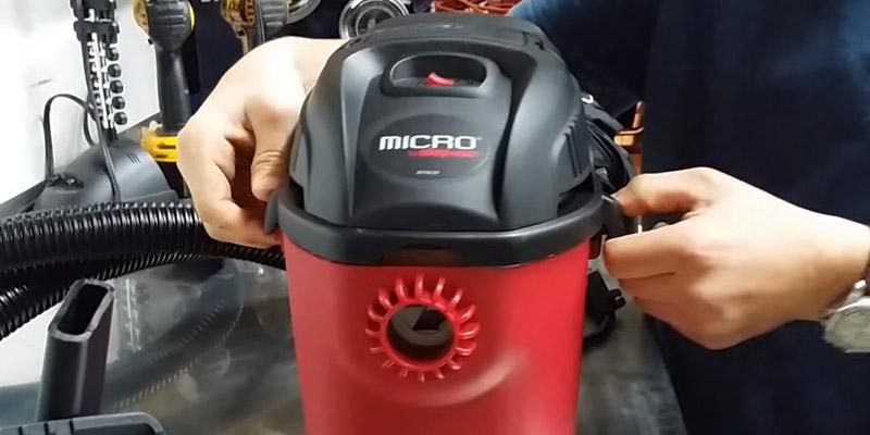 Shop-Vac 2021000 Micro Wet/Dry Vac in the use