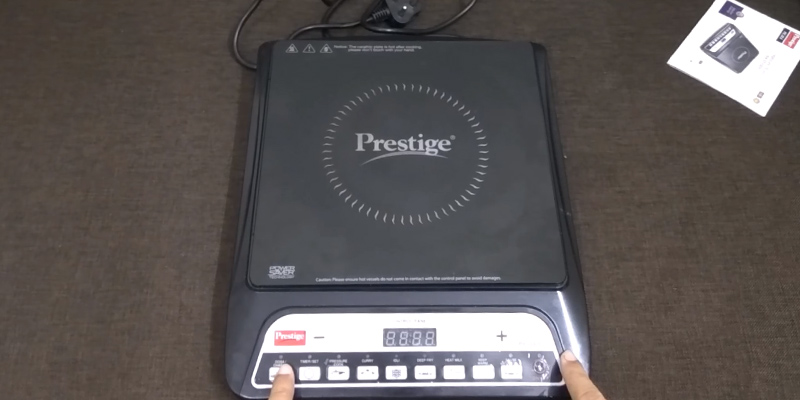Prestige PIC 20 Induction Cooktop in the use