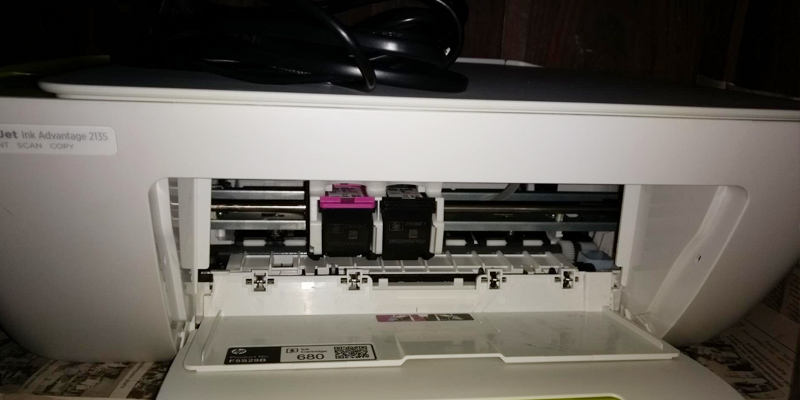 HP DeskJet 2135 All-in-one Printer in the use