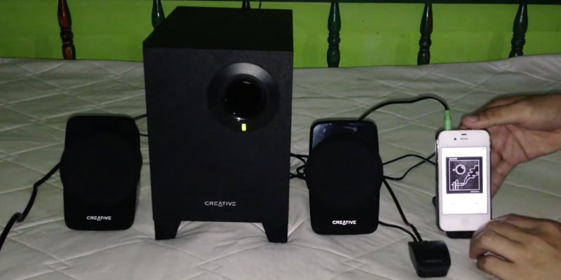 Creative SBS A-120 Multimedia Speaker System in the use