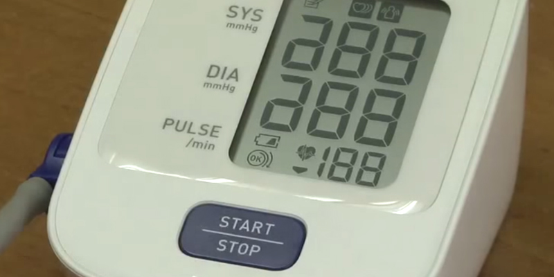 Omron HEM-7120 Blood Pressure Monitor in the use